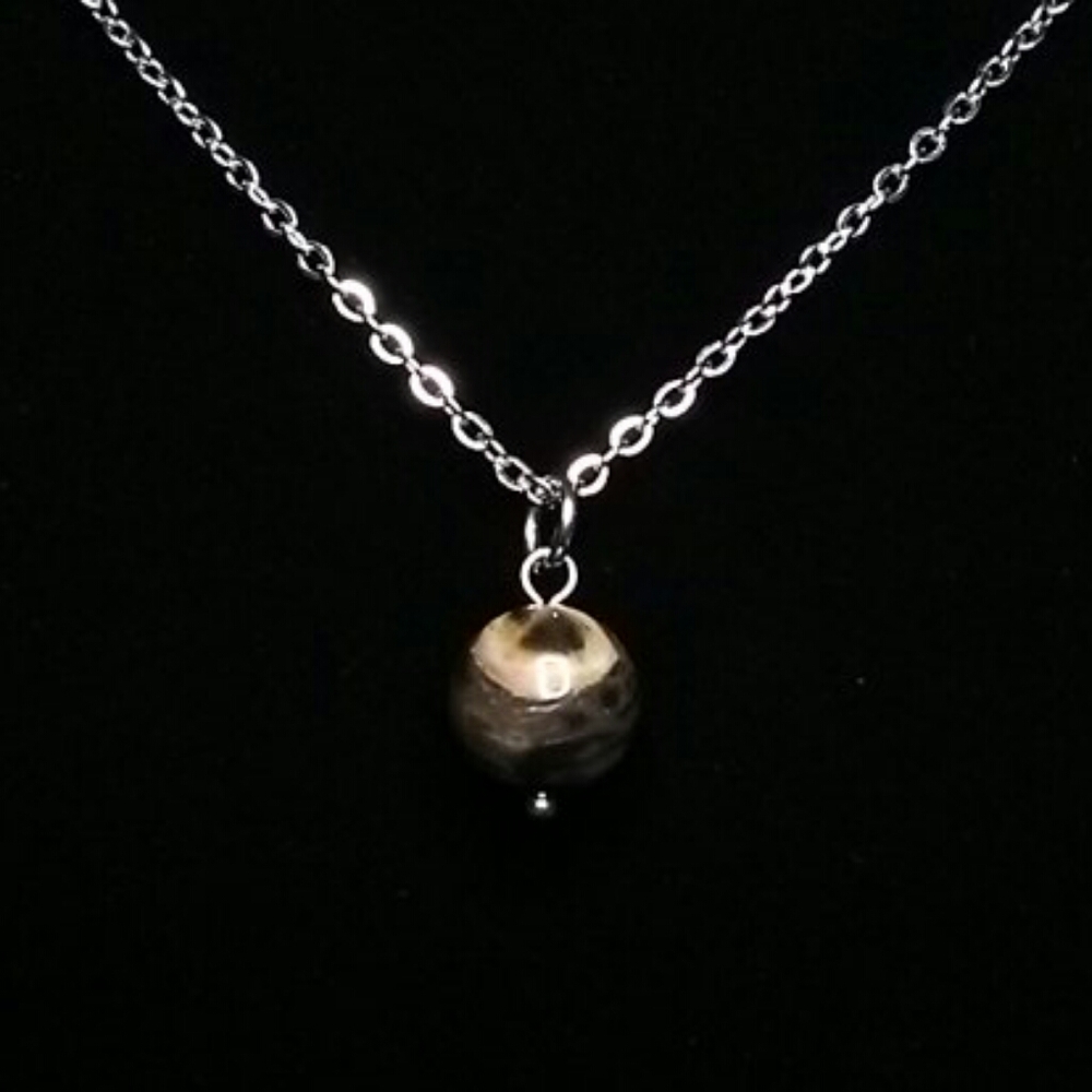 5/$25 Wood Fossil Necklace